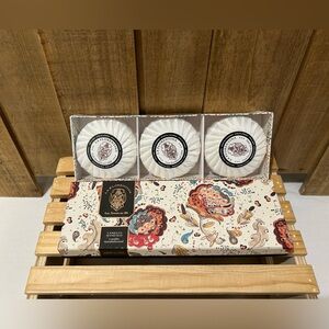 Giardino Segreto La Florentina Set Of 3 Soaps Vanilla Sandalwood - Italy 4oz New